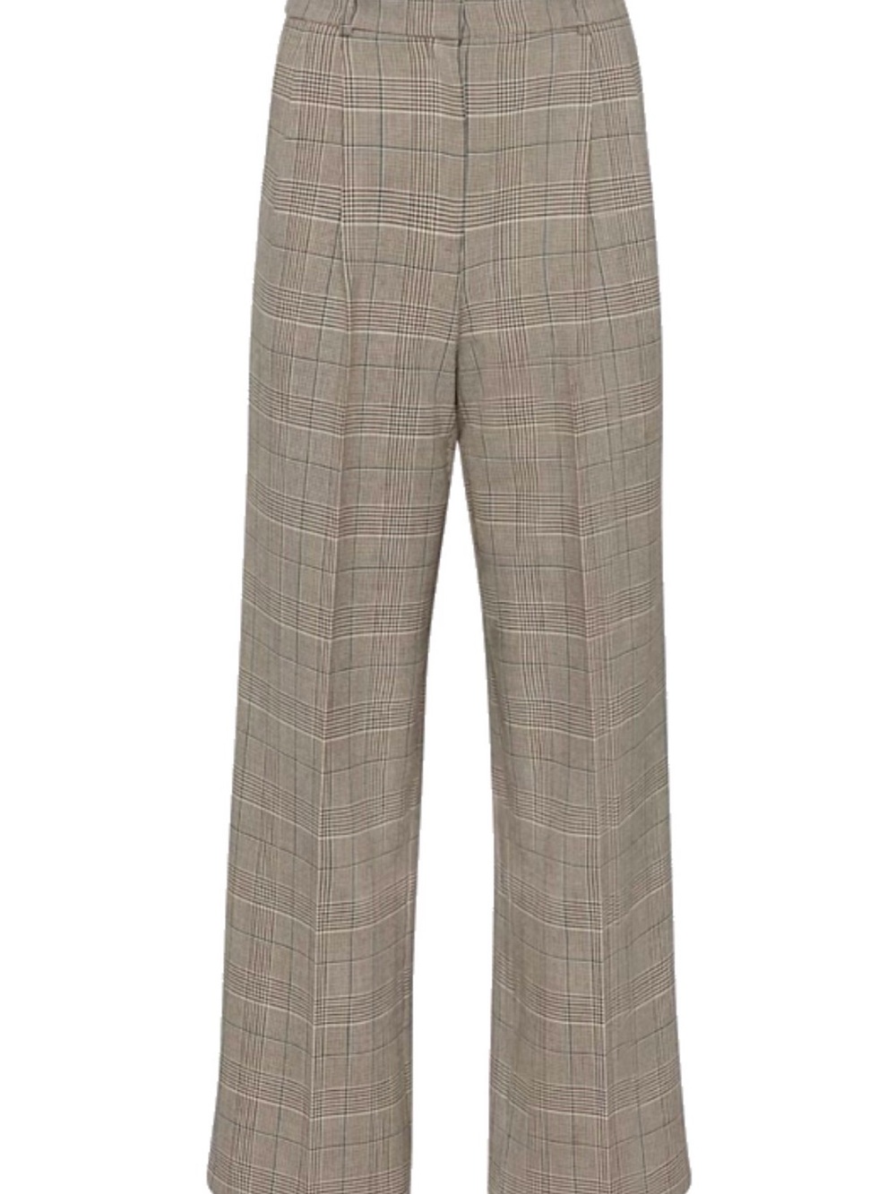 Babaton Plaid Pleated Pants